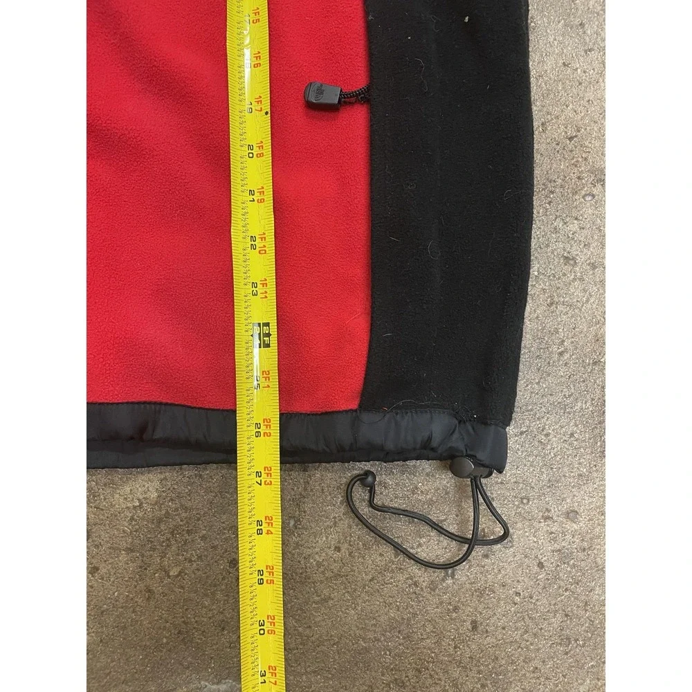 The North Face Jacket Mens Medium Red Black Summit Series Windstopper Fleece - Picture 16 of 16